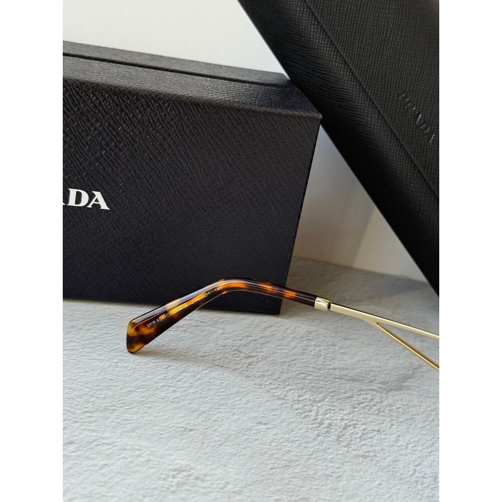 NEW Prada PRA54VD Eyeglasses Frames in Gold White - Picture 8 of 8